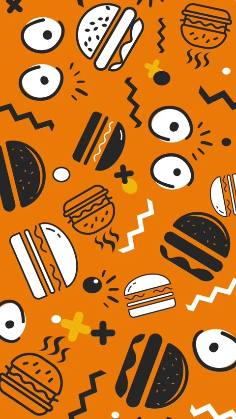 Vertical 9:16 animated food background. Stories ready. Видео 340526892
