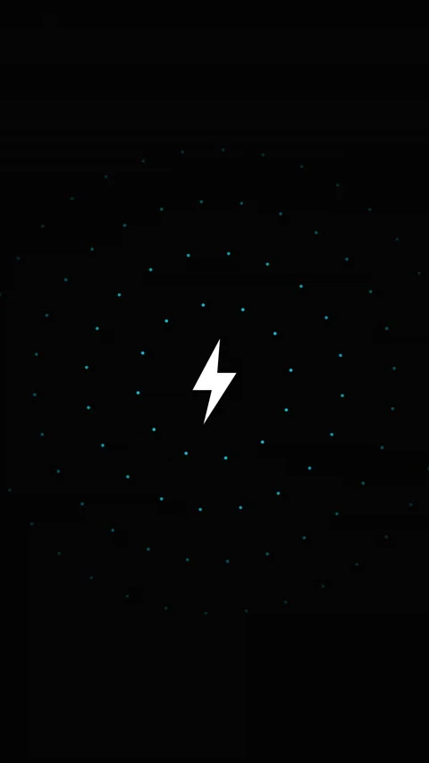 Vertical 9:16 Futuristic Neural Data Rings and Lightning Bolt - AI Tech BG Stock Footage 330593025