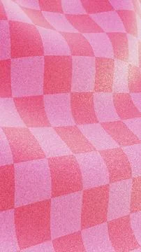 Vertical abstract 3d checkerboard glitter retro groovy banner template copyspace Stock Illustration