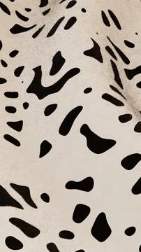 Vertical abstract 3D dalmatian fur dog animal pattern render fabric stripes Illustrazione stock