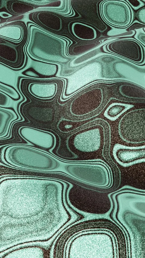 Vertical abstract 3d glitter turquoise brown boho indie pattern trendy fabric Stock Footage 328156103