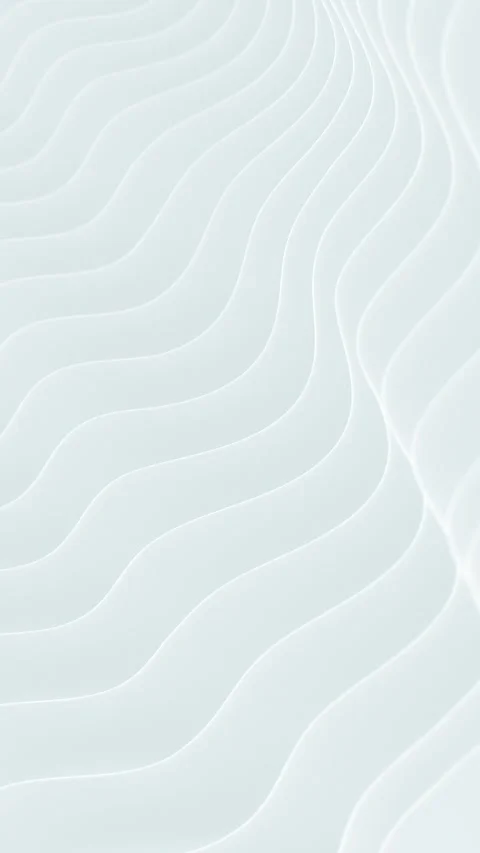 Vertical Abstract 3D White Wavy Pattern Background Seamless Loop Animation Stock Footage 338105599