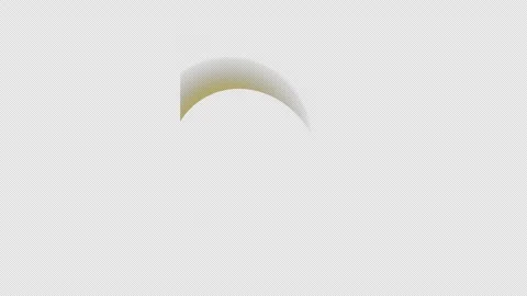 Vertical Abstract 4K gold eclipse shadow transition, seamless loop with alph Stock Footage 336241263