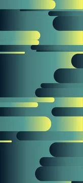 Vertical abstract background with glitch effect in blue and yellow Illustrazione stock