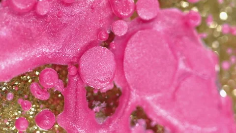 Vertical abstract background glitter ink bubbles colorful Stock Footage 271316935