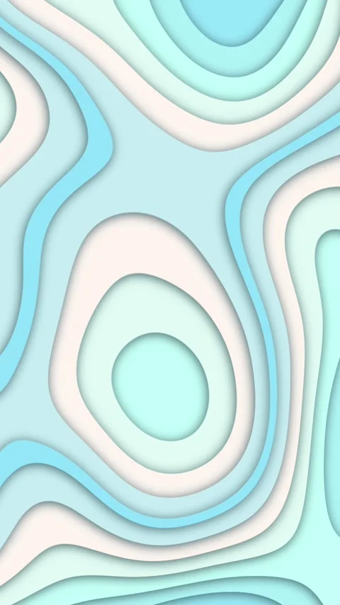 Vertical abstract background with morphing multiple layers and pastel gradient Vídeo Stock 320914761