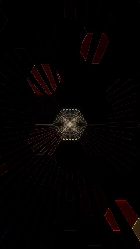 Vertical Abstract background moving stripes and flashing with shining light Video stock 302812414