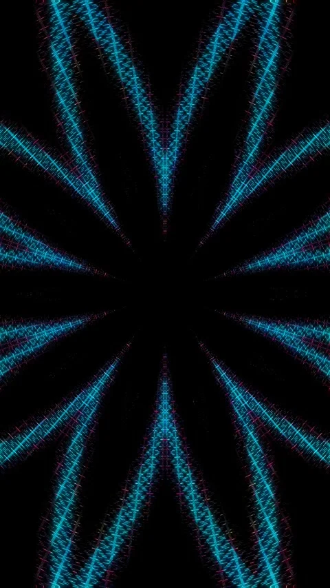 Vertical Abstract background moving stripes and flashing with shining light Video stock 306282928