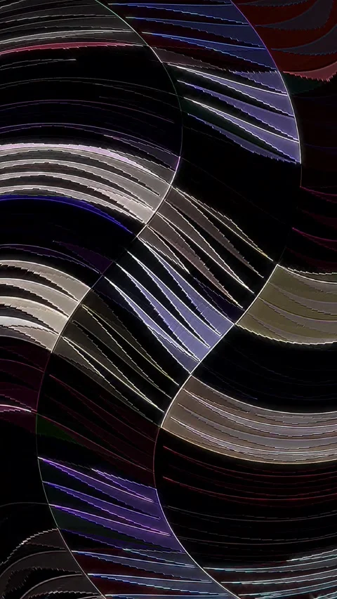 Vertical Abstract background moving stripes and flashing with shining light Video stock 308649499