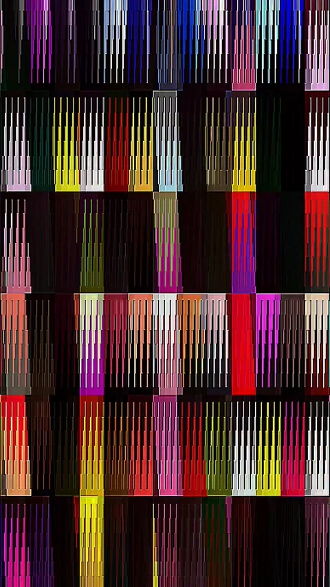 Vertical Abstract background moving stripes and flashing with shining light Video stock 315187849