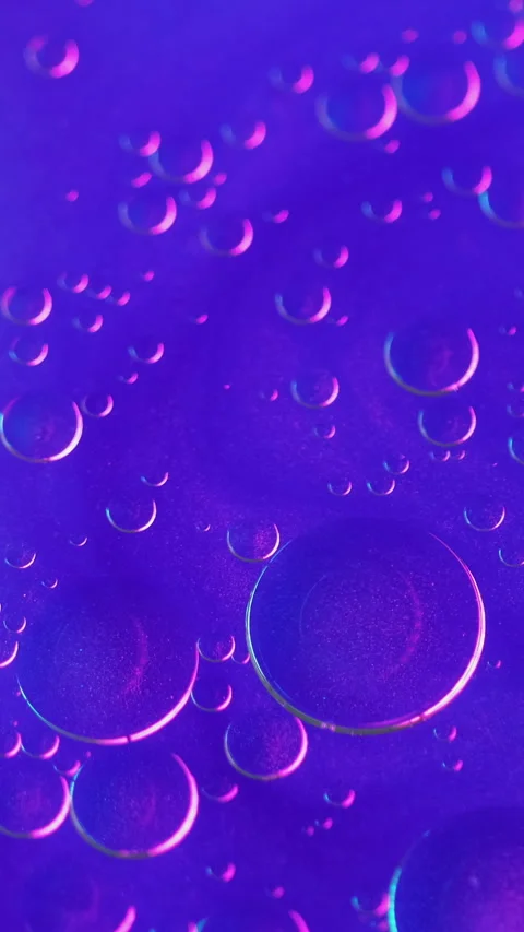 Vertical Abstract background shimmering bubbles blue pink Stock Footage 268746245