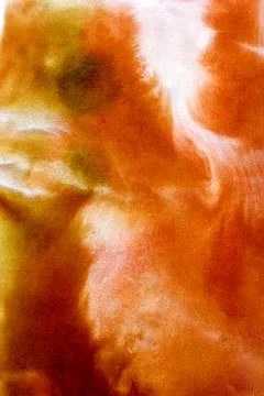 Vertical abstract background with vibrant orange and red watercolor swirls,.. Stock Illustration