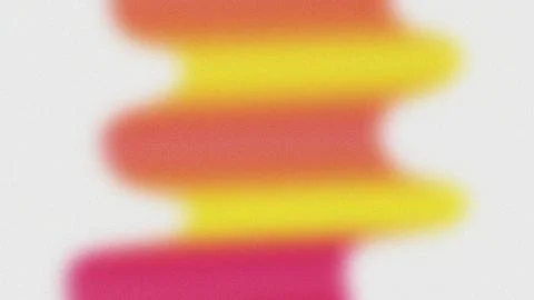 Vertical Abstract Bands with Red Orange Yellow Pink Flow and Soft Blur 스톡 일러스트