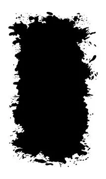 Vertical Abstract Black Rustic Rough Frame Background Vintage Retro Style w.. Stock Illustration