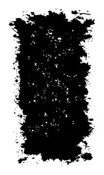 Vertical Abstract Black Rustic Rough Frame Background Vintage Retro Style w.. Stock Illustration