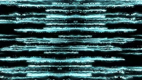Vertical abstract blue lines animation at black background with bright neon  Stock Footage 235553316