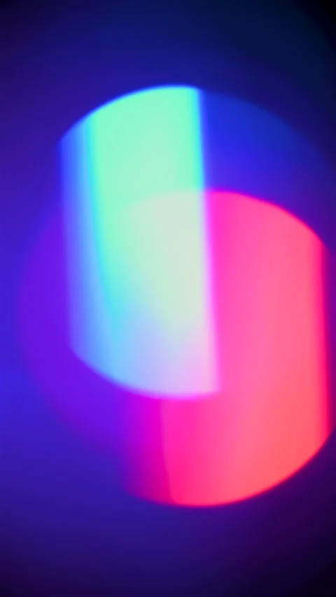 Vertical Abstract Bokeh Light Leak Background In Pink And Blue Colors Stock Footage 330195583
