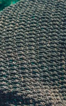 VERTICAL abstract close macro real photo beautiful wallpaper. Fisherman rope net Stock Photos