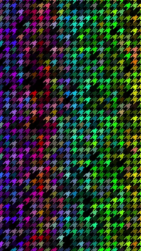 Vertical Abstract Colorful Small Houndstooth Texture Background Loop Stock Footage 223563073
