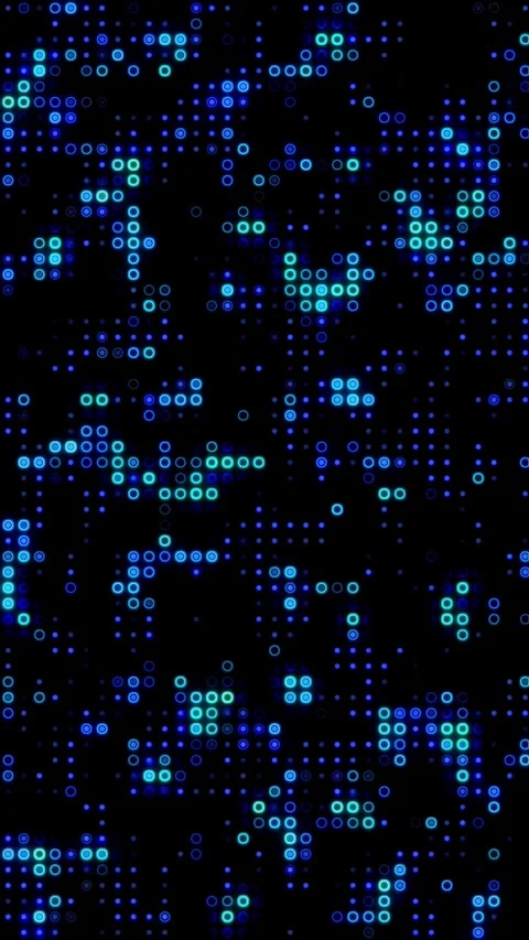 Vertical Abstract Digital Dot Matrix Background Stock-Footage 337944795