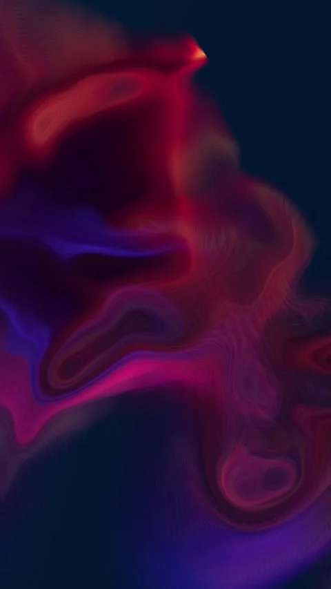 Vertical Abstract Fluid Motion Background, Vibrant Pink and Purple Swirls Stock Footage 333659690