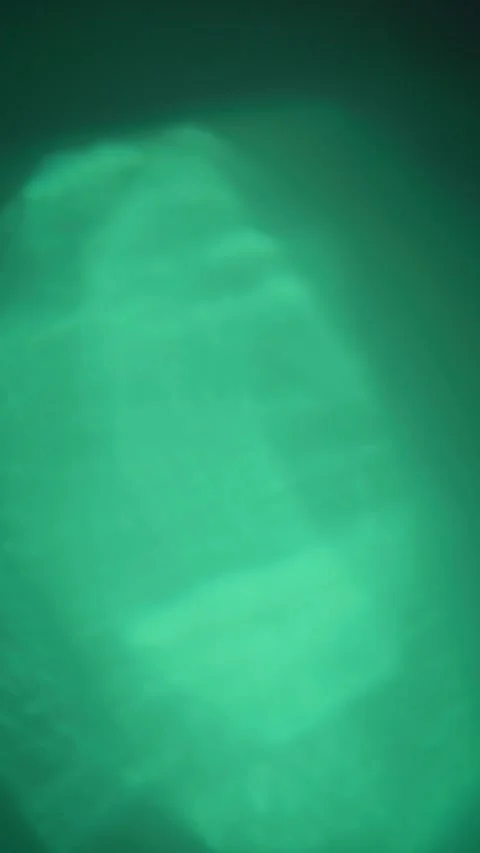 Vertical Abstract Green Nebula Light Effect for Mobile Video Stock Footage 325534685
