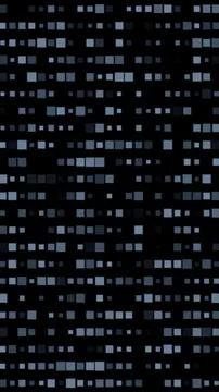 Vertical abstract halftone square pattern with minimal blue digital geometr.. イラスト素材