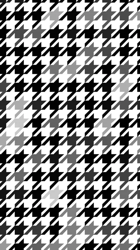 Vertical Abstract Large Houndstooth Texture Background Loop Stock Footage 223583803