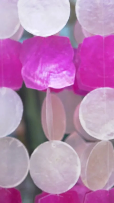 Vertical abstract pastel motion video of translucent pink and white Stock Footage 334718294