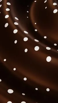 Vertical abstract polka dot brown white chic fabric pattern textile silk satin 库存插图