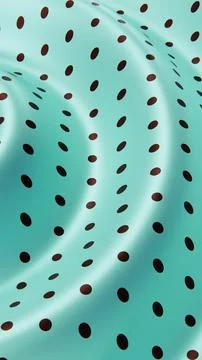 Vertical abstract polka dot brown blue chic fabric pattern textile silk satin Stock Illustration