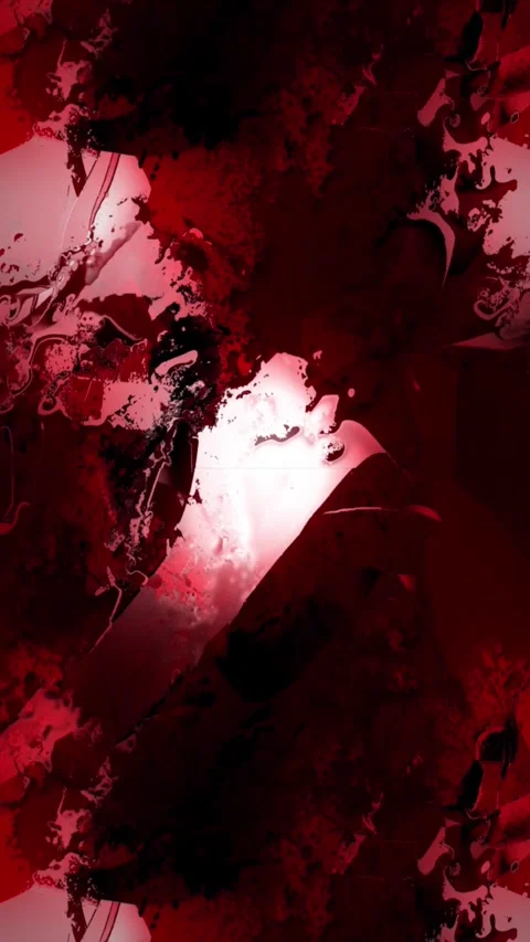 Vertical Abstract Red Shards Shift 4K Loop Stock Footage 267500384