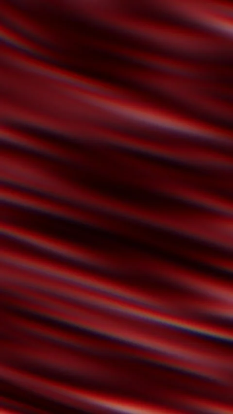 Vertical Abstract Red Silk Cloth Waving 4K Seamless Loop Video stock 338329839
