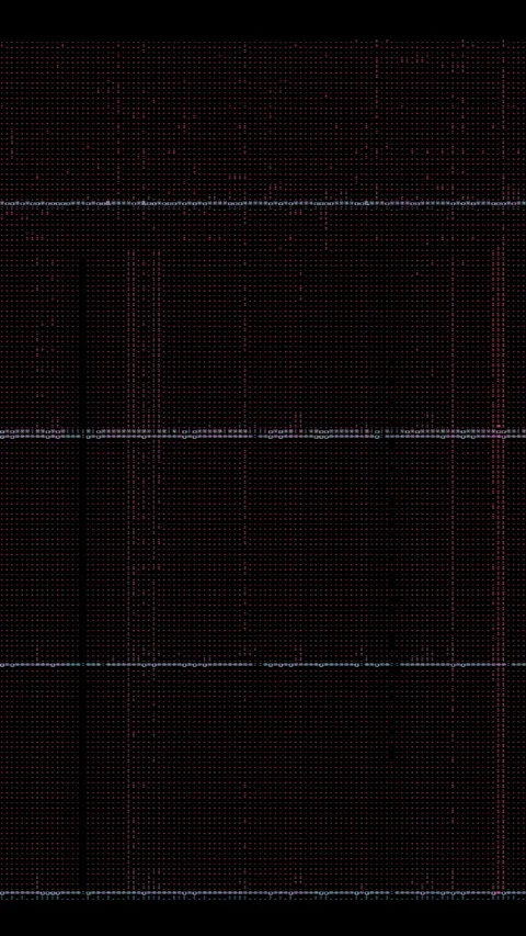 Vertical abstract retro crt screen rain flashes background glitch loop Stock Footage 336298753