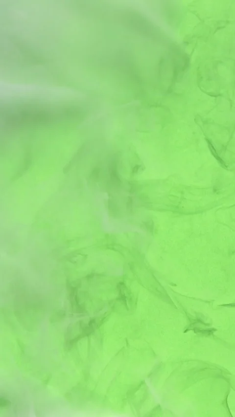 Vertical abstract smoke on green screen background, fog texture in slow motion Stock Footage 314696589