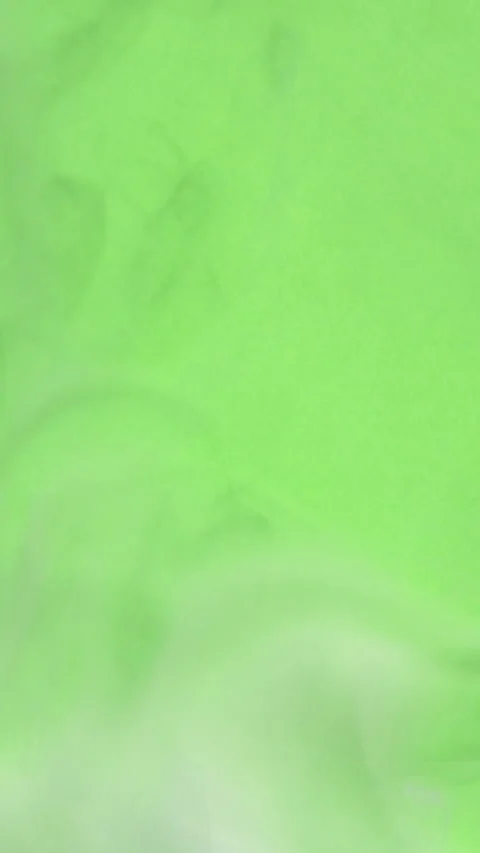 Vertical abstract smoke on green screen background, fog texture in slow motion Stock Footage 320894982