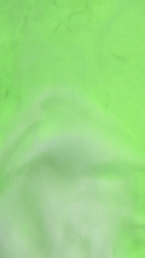 Vertical abstract smoke on green screen background, fog texture in slow motion Stock Footage 321326088