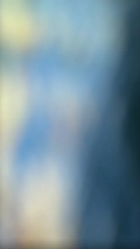 Vertical Abstract Soft Blue and Orange Blur 4K Loop Stock Footage 313813153