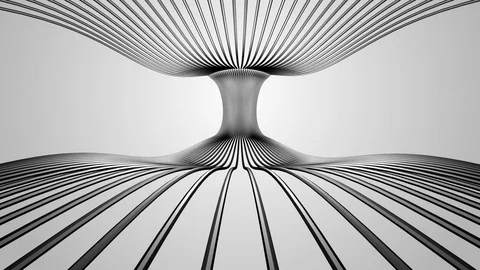 Vertical Abstract Wavering Background Stock Footage 101979248