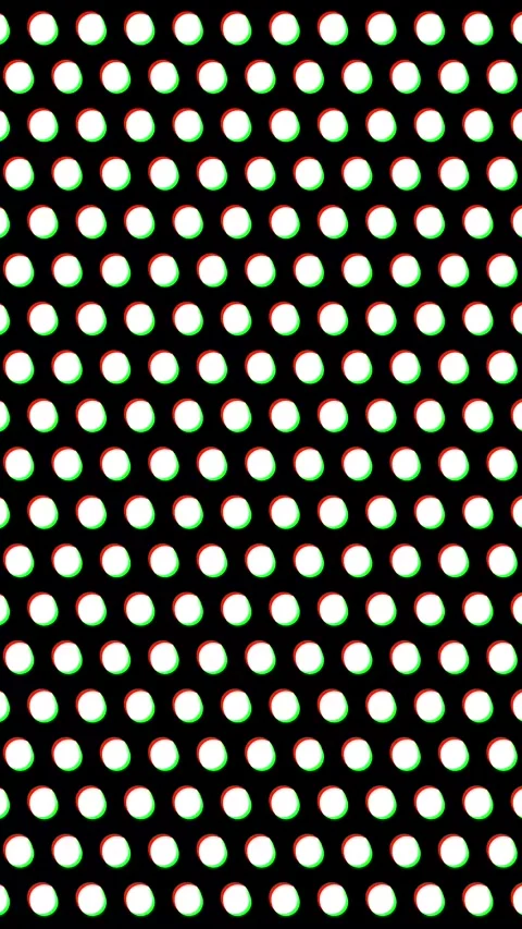 Vertical Abstract Wavy Dot Pattern RGB Split Glitch 4K Loop Stock-Footage 338383283