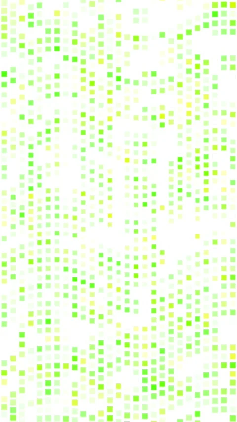 Vertical Abstract Wavy Green Blinking Square Grid 4K White Vídeos de archivo 337995078
