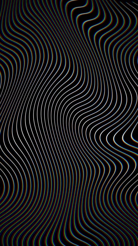 Vertical Abstract Wavy Lines Chromatic Aberration 4K Loop Vidéo 333613138