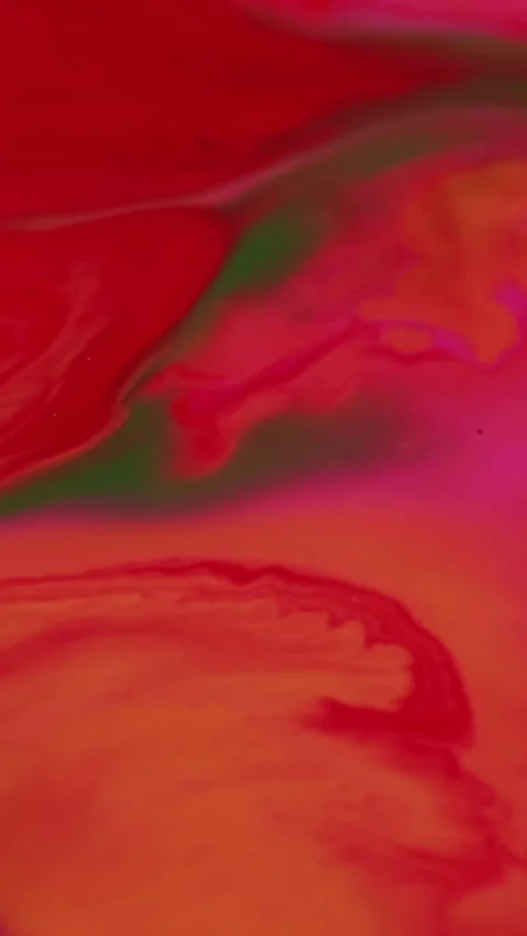 Vertical acrylic blend blur drip marble fluid ink Stock Footage 325936637