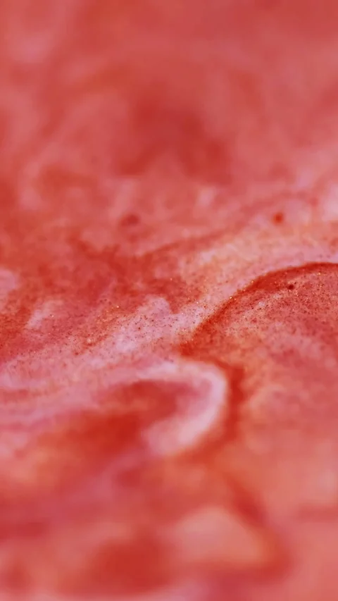 Vertical acrylic fluid wet texture paint flow 스톡 동영상 339768914