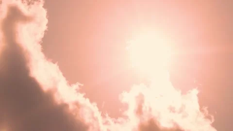 Vertical, Airplane Window View, Aerial Drone View, Shining Sun Close-up Pure Ora Video stock 334849080