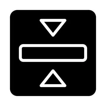 Vertical alignment icon. Concept of text formatting and document editing. Stock Illustration