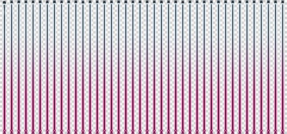 Vertical alternating red and white stripes pattern background transparent 스톡 일러스트