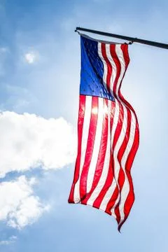 Vertical American Flag Stock Photos