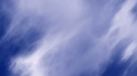 Vertical and Rotational View of Clouds and Blue Sky. Stock-Footage 56286079