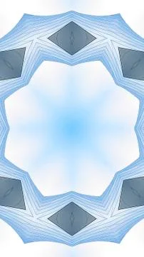 Vertical Angular ring made with metal sheets concert hall Foto stock